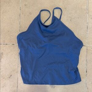 lululemon athletica Blue Crop Top